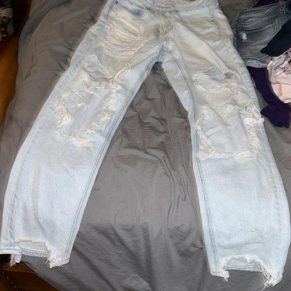 american eagle baggy jeans size 6 - Picture 2 of 4